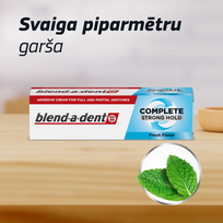 eurovaistine - BLEND-A-DENT lipnus protezų kremas ORIGINAL, 47 g - 3 nuotrauka