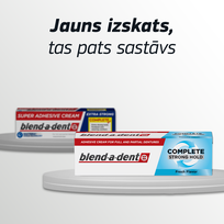 eurovaistine - BLEND-A-DENT lipnus protezų kremas ORIGINAL, 47 g - 5 nuotrauka