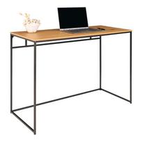 Rašomasis stalas House Nordic, 100 cm x 45 cm, 75 cm, juoda sp./medžio sp.