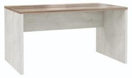 Rašomasis stalas Forte Duro DURB202-T75, 140 cm x 80 cm, 72.2 cm, ruda sp./smėlio sp.