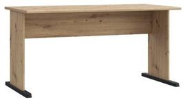 Rašomasis stalas Forte Tempra 2 T2KT22-D78, 144 cm x 72 cm, 72 cm, šviesiai ruda sp.