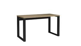 ermitazas stalai - Rašomasis stalas ADRK Maro, 135 cm x 65 cm, 75.2 cm, ąžuolo sp./juoda sp. - 3 nuotrauka