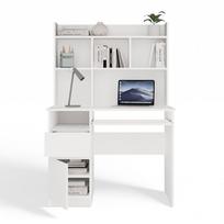 rasomasis stalas top e - Rašomasis stalas su stalčiais, kairės pusės Porto, 98 cm x 51 cm, 145 cm, balta sp. - 3 nuotrauka