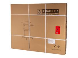 rasomasis stalas 60 - Rašomasis stalas reguliuojamo aukščio Logilink Mobile Sit-Stand Workstation BP0070, 70 cm x 6.87 cm, 82 - 126 cm, sidabro sp./juoda sp. - 5 nuotrauka