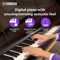 skaitmeninis pianinas - Yamaha P-145BT, Juodas (Black) - 6 nuotrauka