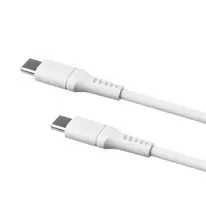 60w ikroviklis - Fixed | Liquid Silicone Cable USB-C/USB-C, 2m, 60W | FIXDLS-CC2-WH - 3 nuotrauka