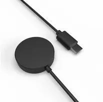 galaxy watch 3 - Fixed USB-C įkrovimo laidas, skirtas Samsung Galaxy Watch 3/4/5/6/7/Active/Ultra, juodas (Black) - 2 nuotrauka
