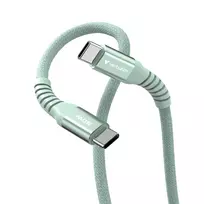 usb laidas magnetinis - Verbatim USB laidas USB C (M) – USB C (M), 60W, 1,2m, magnetinis, žalias, dėžutė, 31864 - 4 nuotrauka