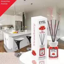 Eyfel namų kvapas su lazdelėmis Braškė, 120 ml