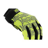 pirstines mechanix the original - Darbo pirštinės pirštuotos Mechanix Wear The Original HI-VIZ, suaugusiems, juoda/geltona, L - 3 nuotrauka