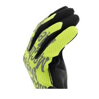 pirstines mechanix the original - Darbo pirštinės pirštuotos Mechanix Wear The Original HI-VIZ, suaugusiems, juoda/geltona, L - 4 nuotrauka