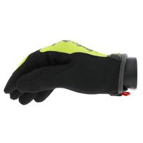 pirstines mechanix the original - Darbo pirštinės pirštuotos Mechanix Wear The Original HI-VIZ, suaugusiems, juoda/geltona, L - 6 nuotrauka