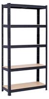 265 - Sandėliavimo lentyna Hatis, 180 x 90 x 45 cm, 265 kg, Juoda (Black) - 1 nuotrauka