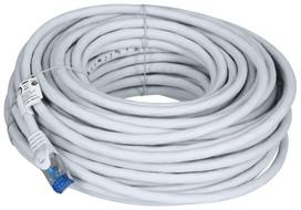 cat6 20m - Laidas Lanberg S/FTP CAT.6A Patchcord 20m Grey - 3 nuotrauka