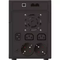 1200w - PowerWalker VI 2200 SHL UPS 1200 W Juodas (Black) - 2 nuotrauka