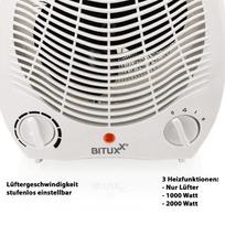 termoventiliatorius - "farelka thermo fan 2000w mobilus elektrinis šildytuvas ventiliatorius - 2 nuotrauka