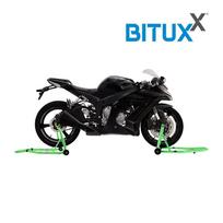 domkrato rinkinys - Raudonas ir juodas motociklų stovas - 4 nuotrauka