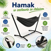 hamakas su stovu - HAMAKAS SU PLIENINIU RĖMU - 5 nuotrauka