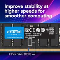 crucial pro ddr5 ram 32gb - Crucial CT32G64C52CS5 32GB DDR5 6400MHz CSODIMM Juodas (Black) - 4 nuotrauka