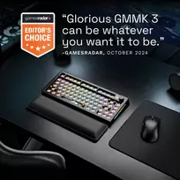 gaming klaviatura - Glorious GMMK 3 Pro 65% Barebone Žaidimų Klaviatūra, Juoda (Black) - 5 nuotrauka