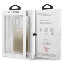 iphone 11 pro max deklai - Guess Glitter Triangle Back Case For Apple iPhone 11 Pro Max Gold - 2 nuotrauka
