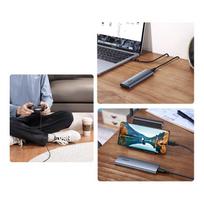 usb c kabelis - Ugreen SSD M.2 USB 3.2 CM400 10902 USB-C + 0.5m cable Silver - 7 nuotrauka