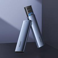 usb c kabelis - Ugreen SSD M.2 USB 3.2 CM400 10902 USB-C + 0.5m cable Silver - 13 nuotrauka