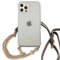 iphone 12 pro gold - Guess "GUHCP12MKC4GSGO PC Gold 4G Chain and Script Case iPhone 12/ 12 Pro" - 6 nuotrauka