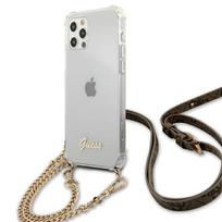 iphone 12 pro gold - Guess "GUHCP12MKC4GSGO PC Gold 4G Chain and Script Case iPhone 12/ 12 Pro" - 7 nuotrauka