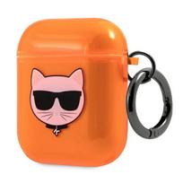 airpods 2 - OEM ®®KLA2UCHFO Choupette Case for Airpods®® Orange - 3 nuotrauka