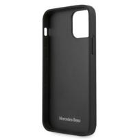 iphone case leather - Mercedes-Benz "MEHCP12LCDOBK Perforated Leather Hard Case iPhone 12 Pro Max" Black - 3 nuotrauka