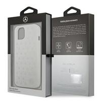 dekliukas iphone 13 mini - Mercedes-Benz Silver Stars Pattern Case for iPhone 13 mini - White (Baltas) - 2 nuotrauka