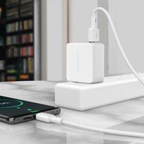 usb c pakrovejas - Acefast C2-04 White - 8 nuotrauka