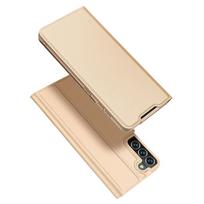 flip telefonai - Dux Ducis "Skin Pro Book Case Galaxy S22 Plus" Gold - 2 nuotrauka