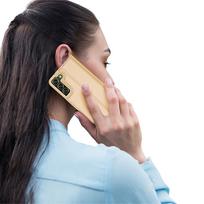 flip telefonai - Dux Ducis "Skin Pro Book Case Galaxy S22 Plus" Gold - 15 nuotrauka