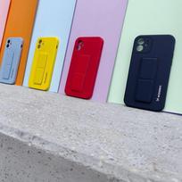 xiaomi redmi note 11 pro deklas - Wozinsky Kickstand Case silikoninis dėklas su stovu Xiaomi Redmi Note 11 Pro, raudonas (Red) - 3 nuotrauka