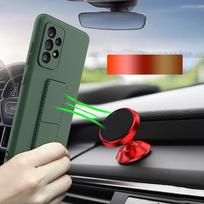 xiaomi redmi note 11 pro deklas - Wozinsky Kickstand Case silikoninis dėklas su stovu Xiaomi Redmi Note 11 Pro, raudonas (Red) - 9 nuotrauka
