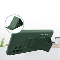 xiaomi redmi note 11 pro deklas - Wozinsky Kickstand Case silikoninis dėklas su stovu Xiaomi Redmi Note 11 Pro, raudonas (Red) - 11 nuotrauka