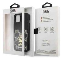 telefono deklas karl lagerfeld - Karl Lagerfeld "KLHCP13MCANCNK Karlimals Cardslot iPhone 13" Black - 2 nuotrauka