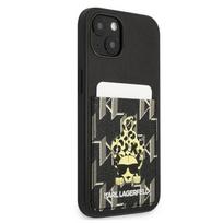 telefono deklas karl lagerfeld - Karl Lagerfeld "KLHCP13MCANCNK Karlimals Cardslot iPhone 13" Black - 4 nuotrauka