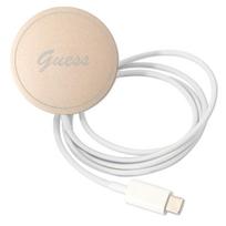 iphone ikroviklis - Rinkinys Guess GUBPP14SHMEACSK Case  Charger iPhone 14 6,1" juodas/juodas kietas dėklas Marble MagSafe - 4 nuotrauka