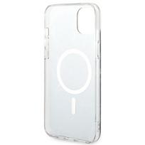 iphone ikroviklis - Rinkinys Guess GUBPP14SHMEACSK Case  Charger iPhone 14 6,1" juodas/juodas kietas dėklas Marble MagSafe - 5 nuotrauka