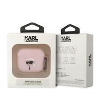 ausines rozines - Karl Lagerfeld 3D Silicone NFT Karl Case for Airpods 3 White - 2 nuotrauka