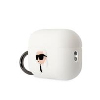 airpods pro 2 case - Karl Lagerfeld 3D Silicone NFT Karl Case for Airpods Pro 2 White - 3 nuotrauka