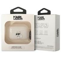 airpods senukai - Karl Lagerfeld 3D Logo NFT Choupette TPU Case for Airpods Pro White - 2 nuotrauka