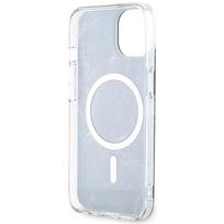 iphone 15 plus magsafe deklas - Guess "Marble MagSafe iPhone 14 Plus" Black - 3 nuotrauka