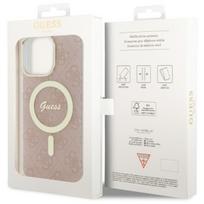 telefono deklas iphone 14 pro max - Guess "4G MagSafe iPhone 14 Pro Max" Pink - 2 nuotrauka