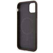 iphone xr deklai - Guess "4G Printed Stripes MagSafe iPhone 11/ Xr" Brown - 3 nuotrauka