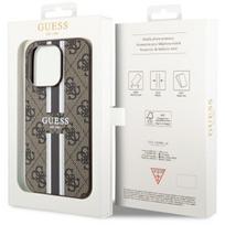 iphone 6 - Guess "4G Printed Stripes MagSafe iPhone 14 Pro" Brown - 2 nuotrauka