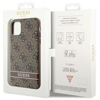 iphone xr deklai - Guess "GUHCN61P4SNW Hardcase 4G Stripe iPhone 11/ XR" Brown - 2 nuotrauka